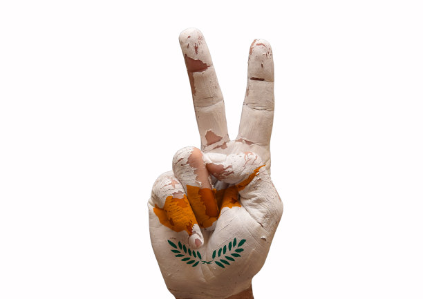 手做V形手势图片下载