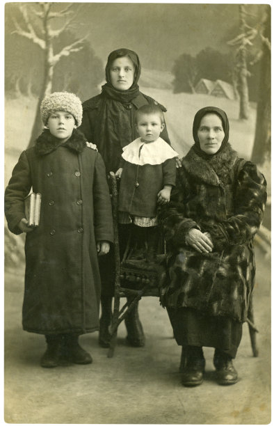 老式的肖像。图片下载