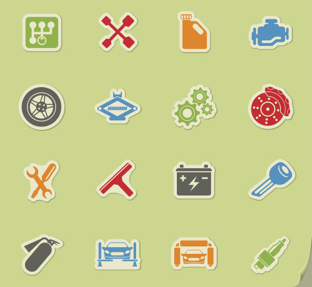 汽车服务图标图片下载