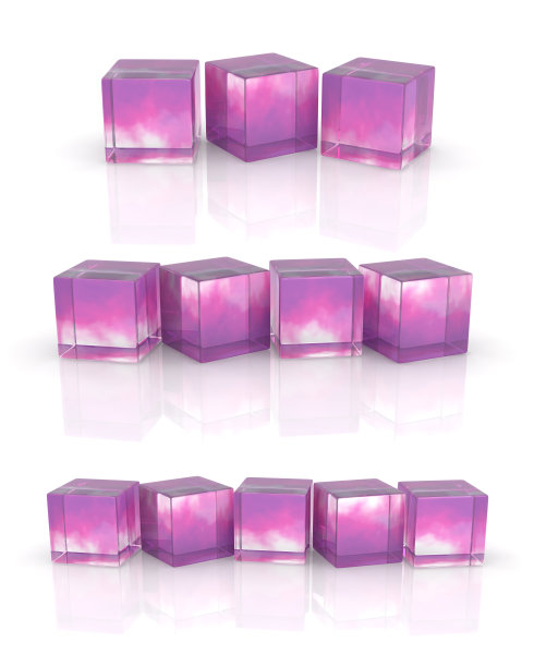 玻璃立方体图片下载