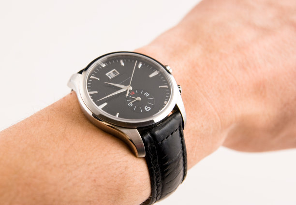 手上有皮带的手表图片下载