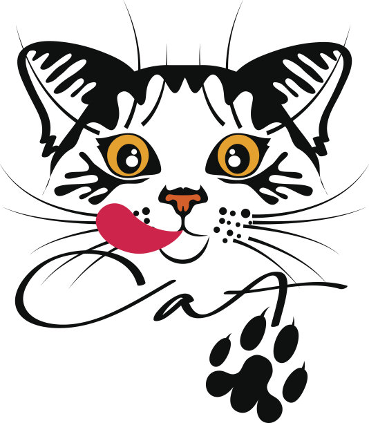 猫肖像会徽图片下载