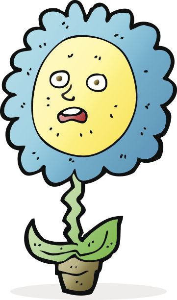 卡通脸花图片下载