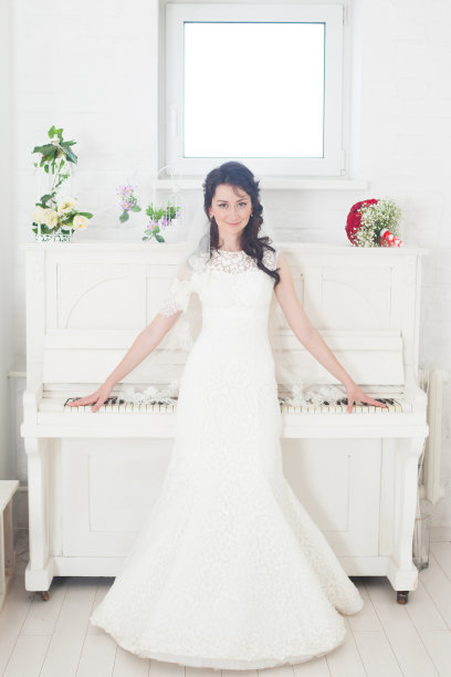 快乐的新娘图片下载