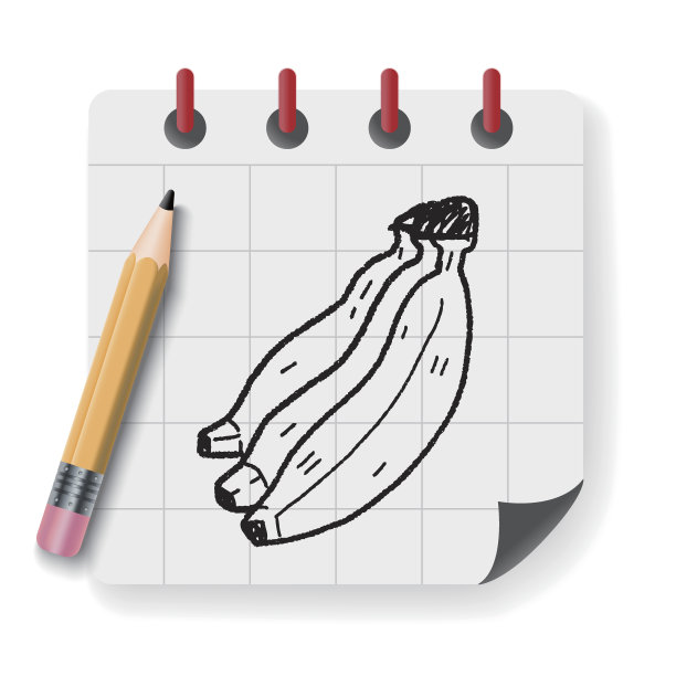 香蕉涂鸦图片下载