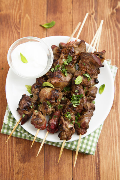 鸡肝串图片下载