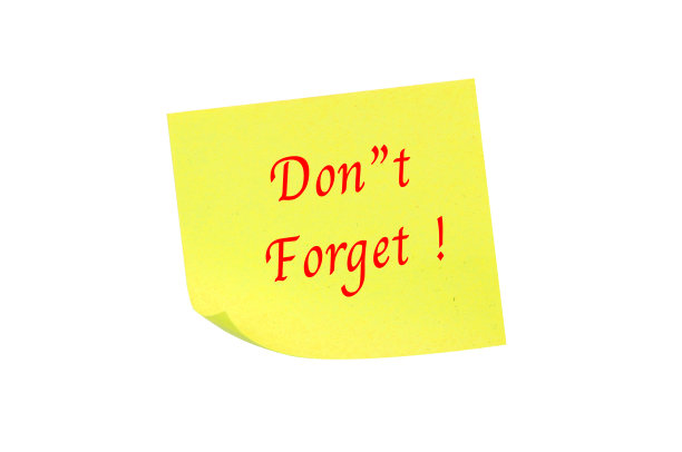 别忘了将信息隔离在白色便利贴上图片下载