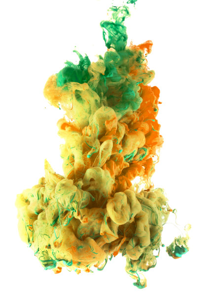 不朱色滴橙、黄、白底色图片下载