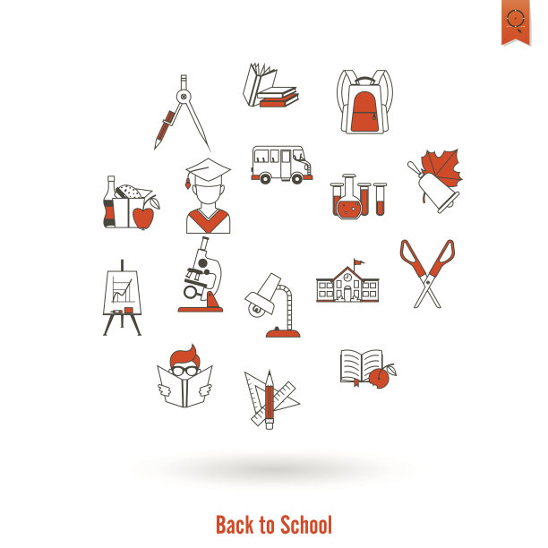 学校及教育图标图片下载