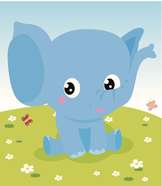 大象——插图图片下载
