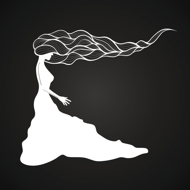 长卷发的女人图片下载