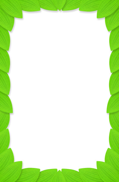 绿叶框架图片下载