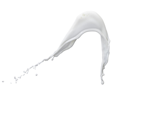 溅牛奶与剪切路径图片下载