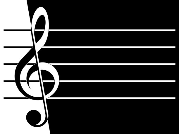 高音谱号图片下载