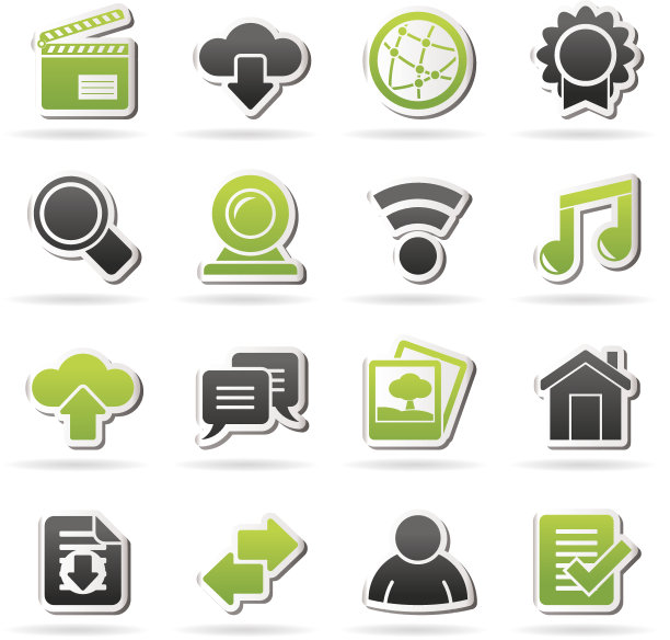 互联网和网站图标图片下载