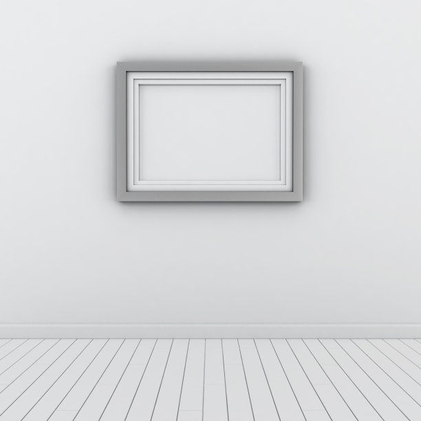 墙上的现代画框图片下载