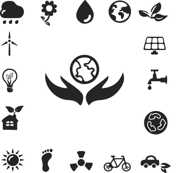 生态轮廓图标图片下载