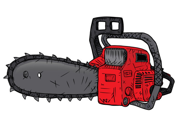 红色链锯图片下载