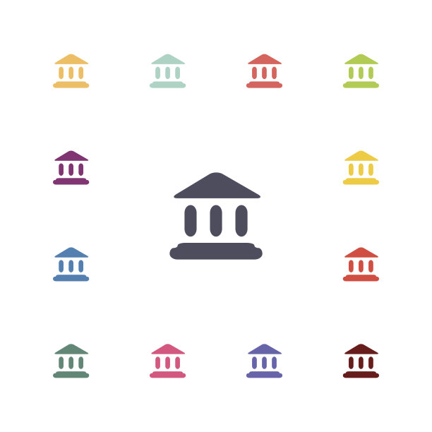 Law flat ICONS套装图片下载