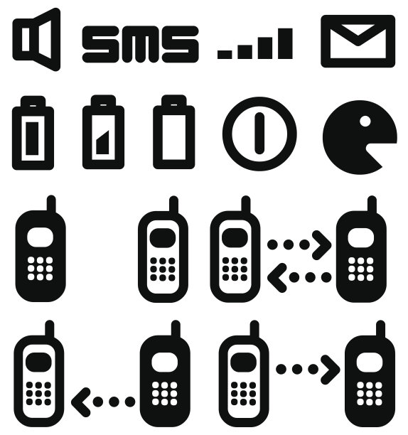 电信移动的图标和符号图片下载