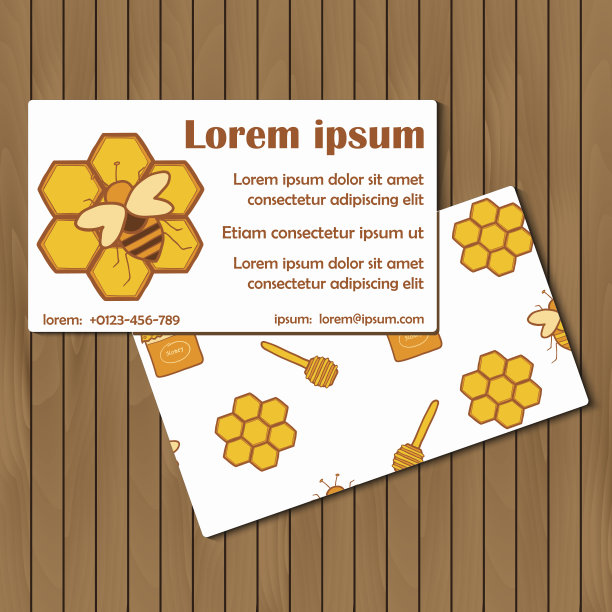 关于养蜂主题的小册子、卡片或传单的模板图片下载