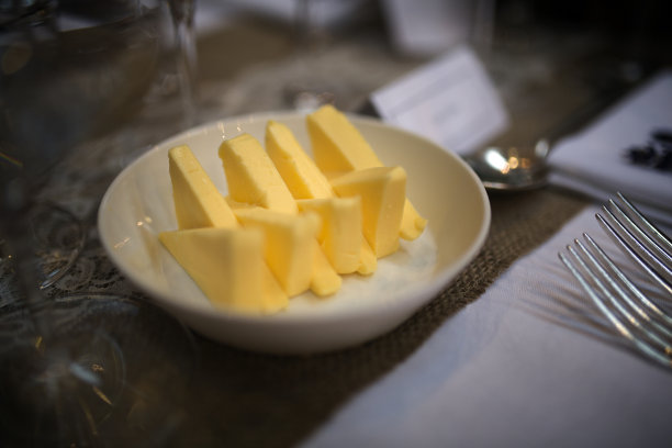 黄油切成三角形图片下载