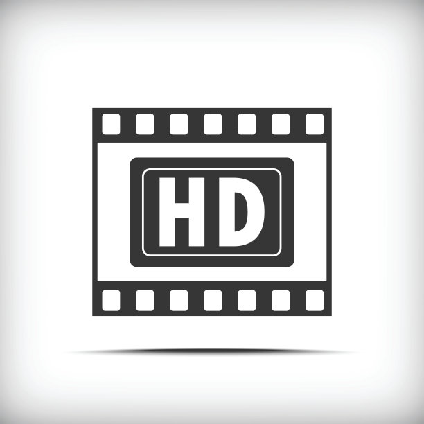 高清质量分辨率视频图标图片下载