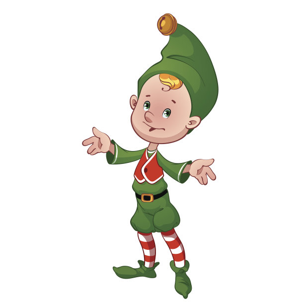 快乐的圣诞精灵图片下载
