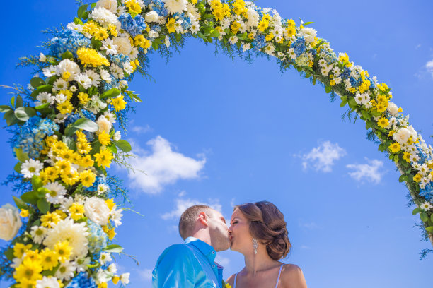 热带的婚礼图片下载