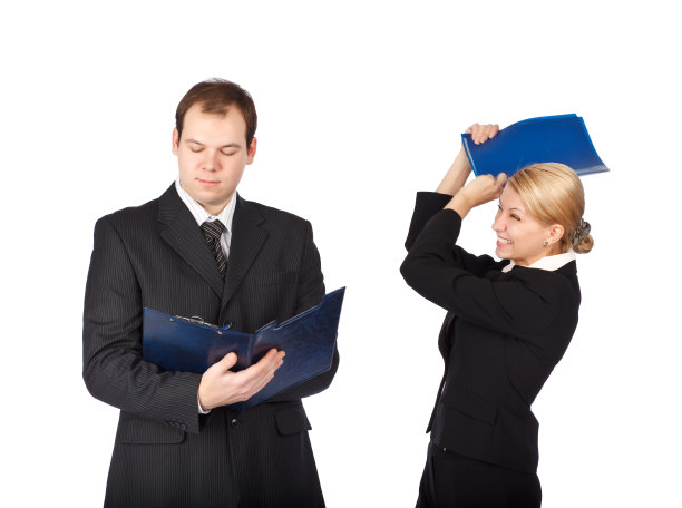 男人和女人商业游戏。笑话图片下载