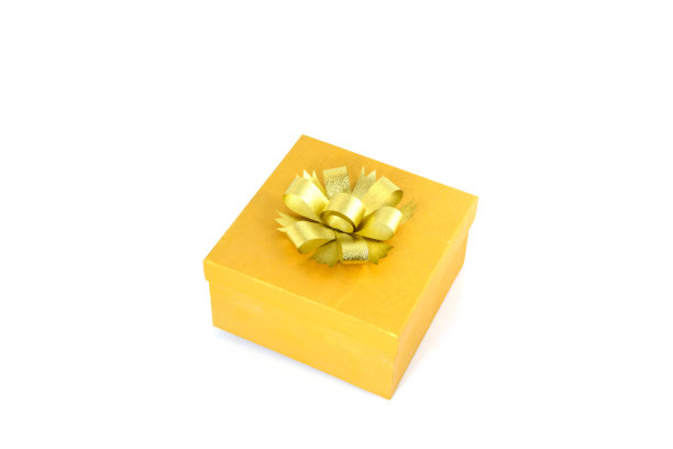 金盒孤立图片下载