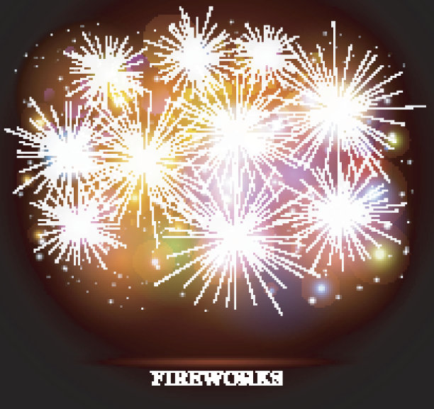 五彩缤纷的烟火图片下载