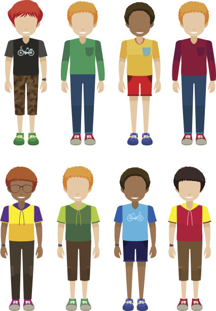 不知名的男性青少年图片下载