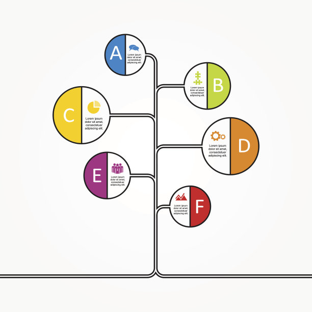 横幅信息图形设计模板。矢量图图片下载