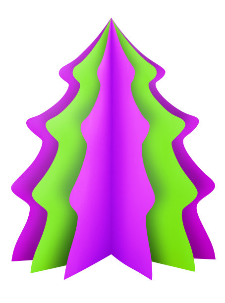 圣诞树-紫罗兰绿色图片下载