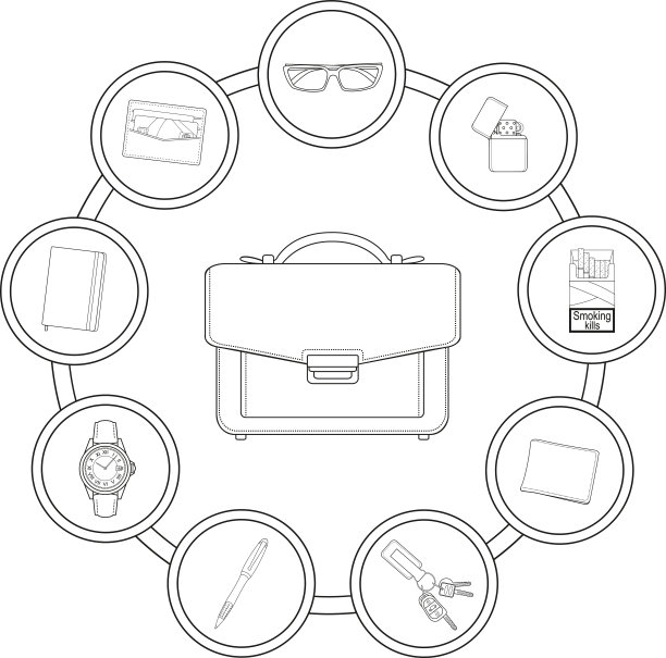 商人的手提包内容图片下载