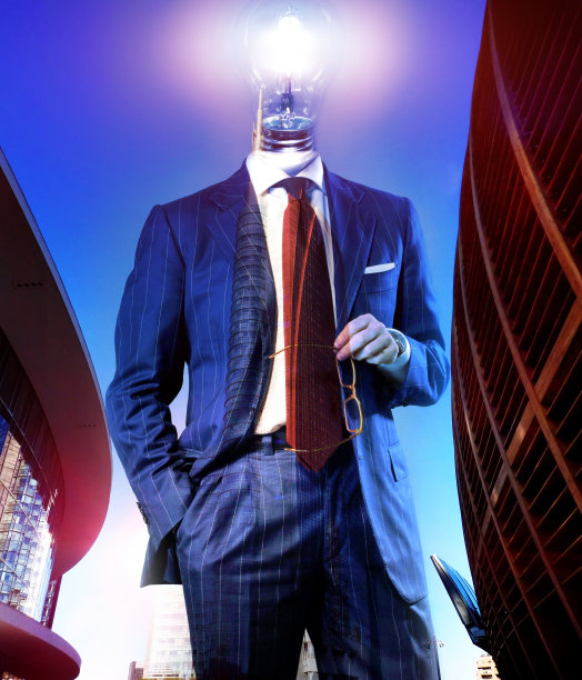 商人在城市的概念图片下载