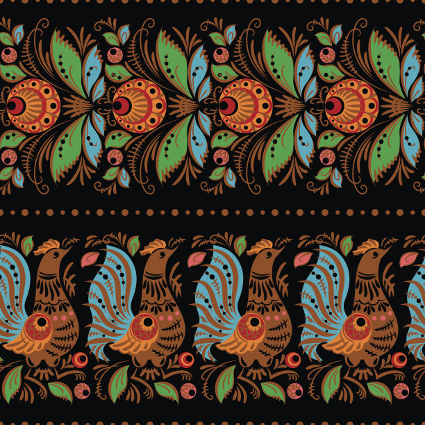 民间花枪画得天衣无缝图片下载