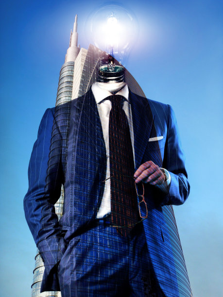 商人在城市的概念图片下载