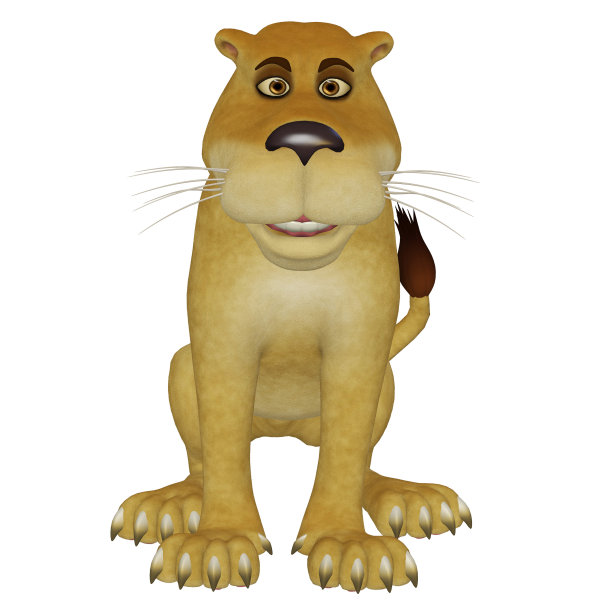 卡通狮图片下载