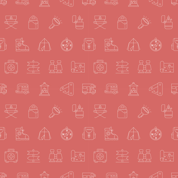 露营线图标模式设置图片下载