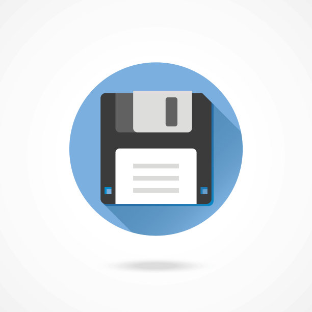 矢量软盘图标图片下载