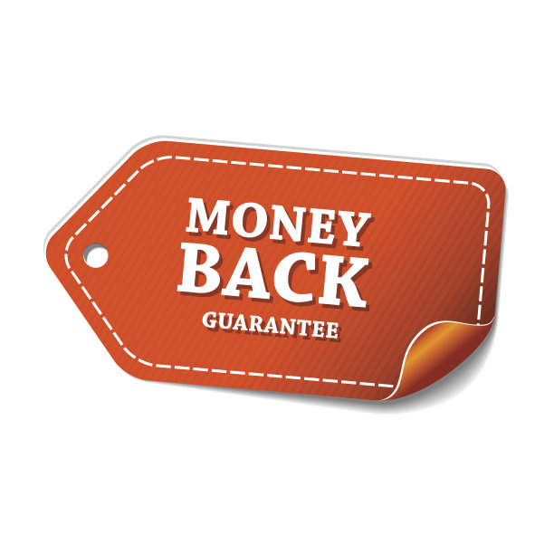 退款保证橙色矢量图标设计图片下载