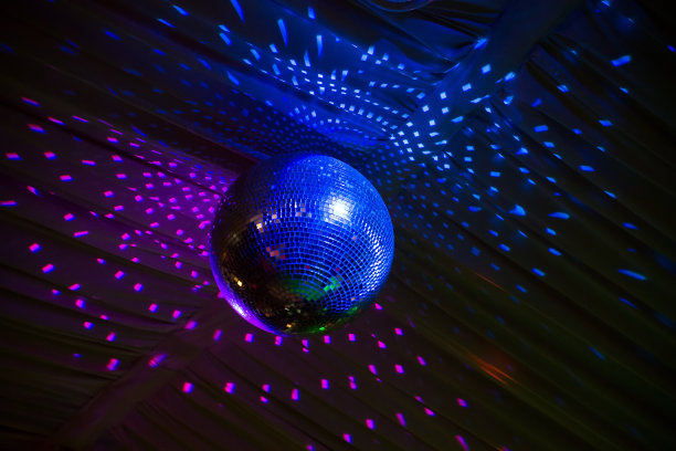舞会用的迪斯科镜球图片下载