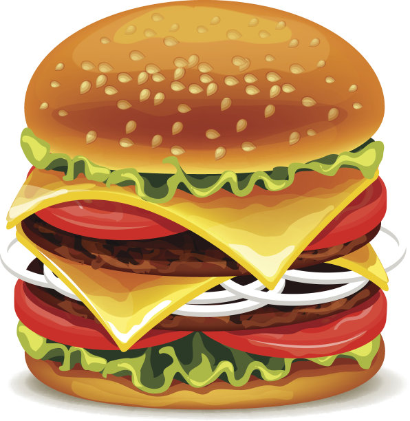 汉堡矢量图图片下载