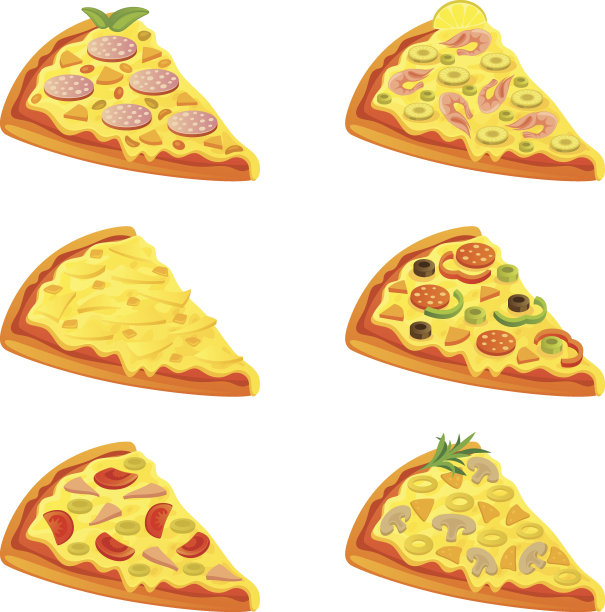 各种各样的披萨图片下载