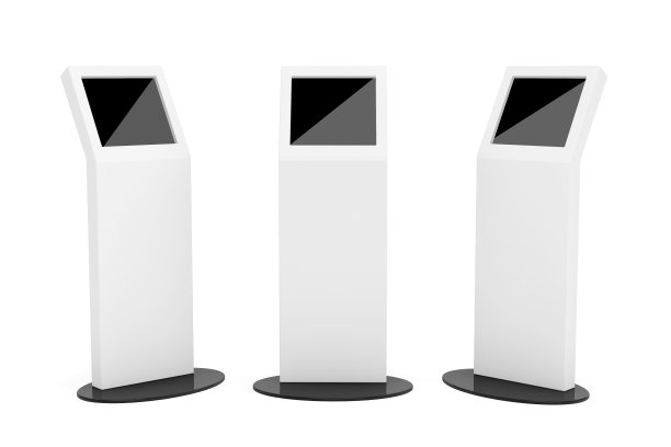 白色信息站与触摸屏显示图片下载