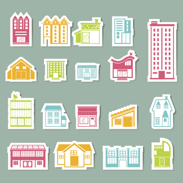 建筑图标设置图片下载