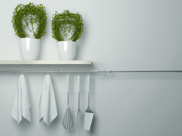 厨房的厨具。图片下载