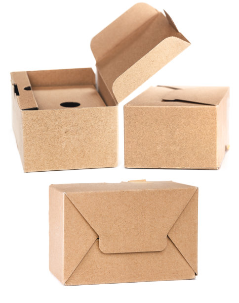 白纸板箱。图片下载